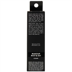 E.L.F., Makeup Mist & Set, спрей для фиксации макияжа, прозрачный, 2,02 жидкой унции (60 мл)