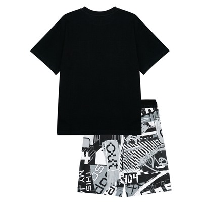 Комплект трикотажный для мальчиков: фуфайка (футболка), шорты