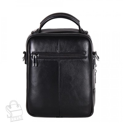 Сумка мужская кожаная 3082H black Heanbag