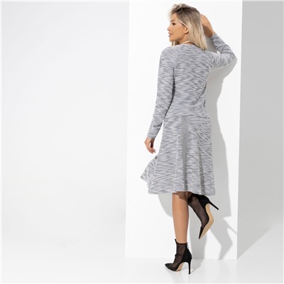 Комплект с юбкой, Инста-стиль (2 в 1, grey )