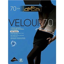 Колготки Omsa Velour Vita Bassa 70 den (nero, 2)