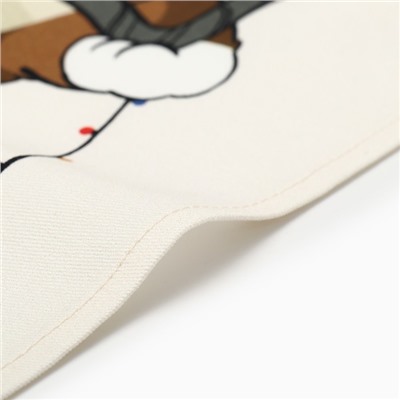 Набор подарочный новогодний «Этель. Помурчим в новом году»: полотенце 40×70 см, венчик кухонный