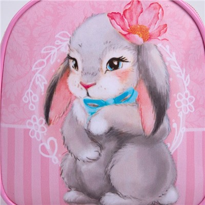 Сумка детская для девочки «Зайка», 16×17 см, искусственная кожа