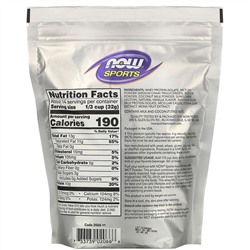 Now Foods, Sports, Keto Protein with MCT Powder, Vanilla Cream, 1 lb (454 g)