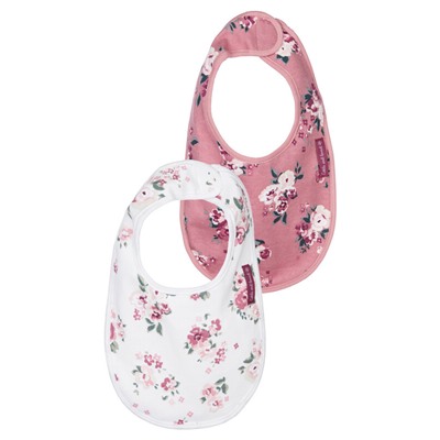 Нагрудник детский трикотажный для девочек, 2 шт в комплекте