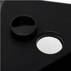 Аквариум «Дельта» угловой с крышкой, 25 л, 34×34×31/37.5 см, чёрный