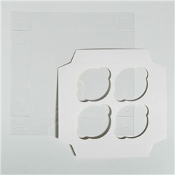 Коробка для капкейка «Счастливого Нового года!», 16×16×10 см