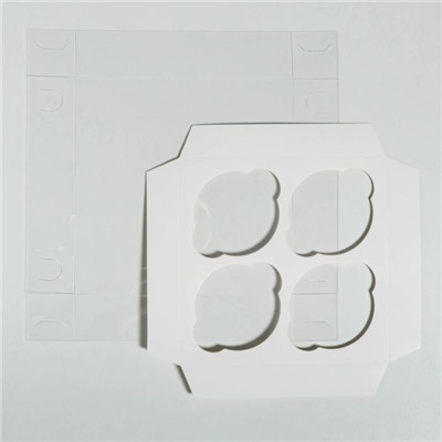 Коробка для капкейка «Счастливого Нового года!», 16×16×10 см