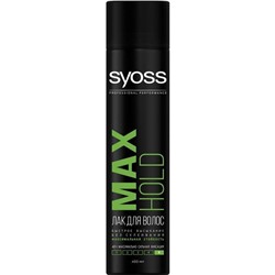 Лак для волос Сьёсс SYOSS Maxx Hold (Максимальная стойкость), экстрасильная фиксация №5, 400 мл