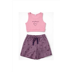 Комплект топ лапша, шорты кулирка YOULALA, 1231249