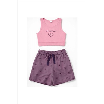 Комплект топ лапша, шорты кулирка YOULALA, 1231249