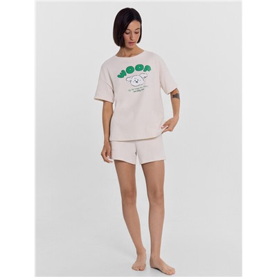 КОМПЛЕКТ ЖЕНСКИЙ (ФУТБОЛКА, ШОРТЫ) 592538