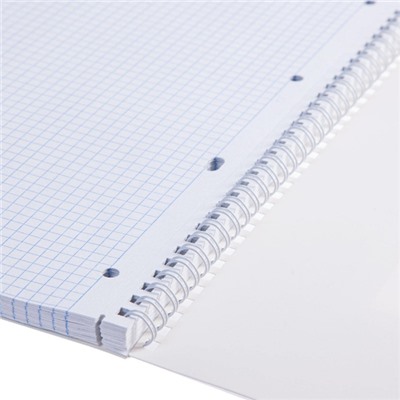 Тетрадь А4  96л клетка на спирали "Абстракция" (083242) Хатбер