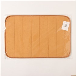 Коврик для ванной «Этель» Basic, 40×60 см, светло-коричневый