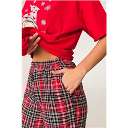 Пижама с брюками гномы красный НАТАЛИ, 1065360