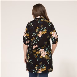 Туника, текстиль, черный