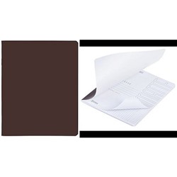 Тетрадь  48л клетка "SoloMatte.Каштановый мед" Soft-touch (092725) Хатбер