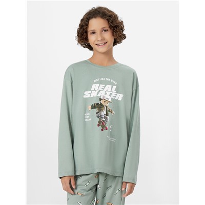 КОМПЛЕКТ ДЛЯ МАЛЬЧИКОВ (ЛОНГСЛИВ, БРЮКИ) 563334