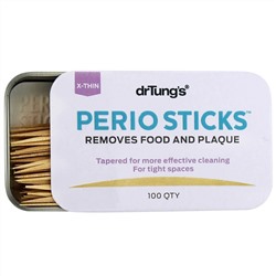 Dr. Tung's, Perio Sticks, X-Thin, 100 зубочисток