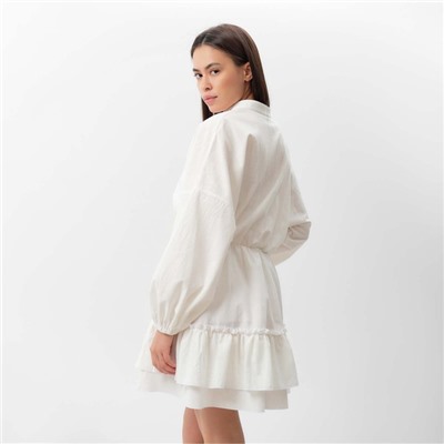 Платье мини женское MIST Summer time, размер 40-42, белое