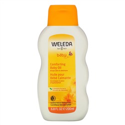 Weleda, Baby, успокаивающее масло для детей, с экстрактами календулы, 200 мл (6,8 жидк. унции)