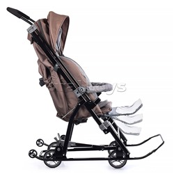 Санки-коляска Кидс 3-2С (бронза)