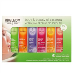 Weleda, Базовый набор масел для тела, 6 масел, по 0,34 жидкой унций в каждом
