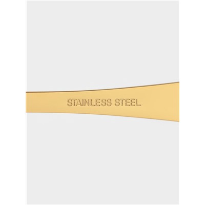 Вилки столовые Доляна «Эмили», длина 20.5 см, 6 шт., нержавеющая сталь, золотистые