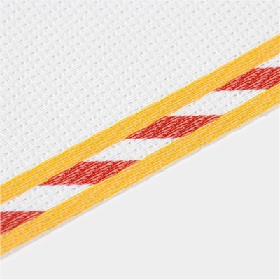 Дорожка новогодняя на стол Доляна «Парк аттракционов», сервировочная, 180×30 см, белая