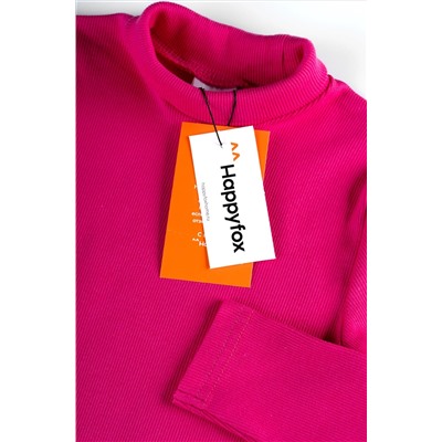 Детская базовая водолазка в рубчик Happyfox