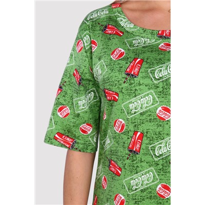 Кола - туника зеленый