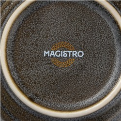 Салатник Magistro Urban, 260 мл, d=12 см, фарфор, серый