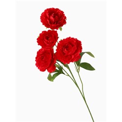 Цветы искусственные «Пион галант колор», 74×10 см, красные