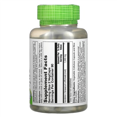 Solaray, Dandelion, 520 mg, 180 Vegcaps