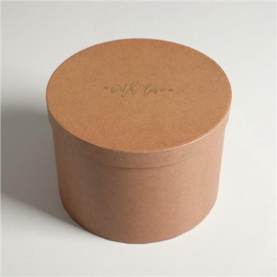 Набор коробок для цветов 3 в 1, упаковка подарочная, «Крафт», 18×18×13 см - 25×25×15 см