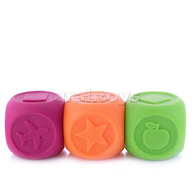 Развивающие кубики. Игрушка пластмассовая. Фигурки из ПВХ в наборе