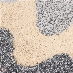 VETTA Коврик для ванной 40x60 см, хлопок, серый, (Индия)