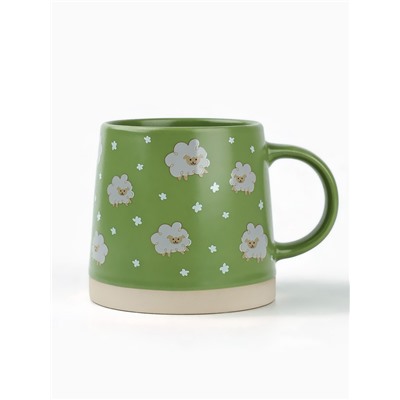 Кружка керамическая «Барашек», 360 мл, ручная работа