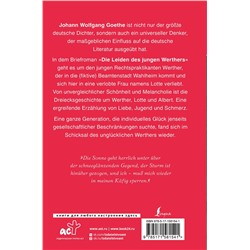АСТ Johann Wolfgang von Goethe "Die Leiden des jungen Werthers"