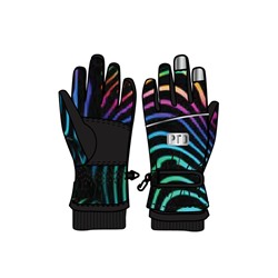 Перчатки текстильные для девочек