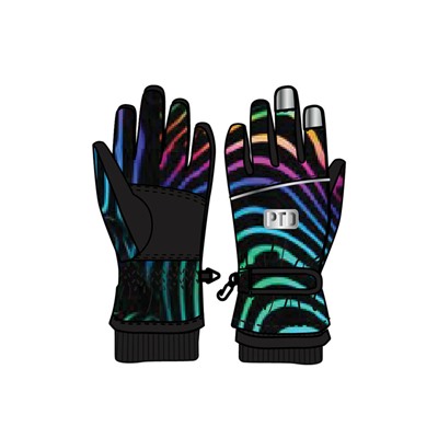 Перчатки текстильные для девочек