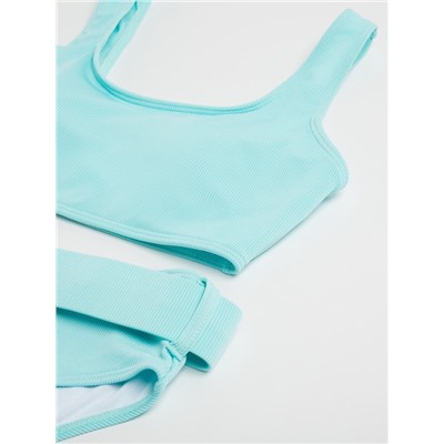 Купальник раздельный с поясом женский MINAKU, цвет мятный, размер 42