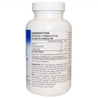 Planetary Herbals, трифала, порошок, 170,1 г (6 унций)