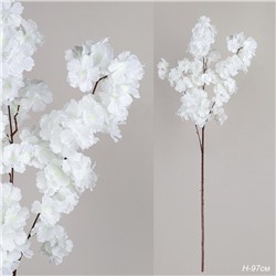 Цветок искусственный Сакура 97 см / WGF-01 /уп 10/500/белый