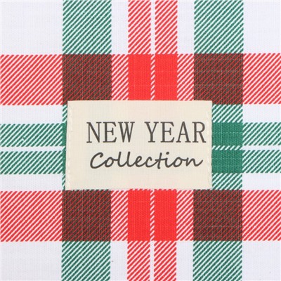Фартук новогодний «Этель» Holiday decoration, 60×70 см, хлопок 100%, репс 210 г/м²