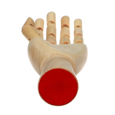 Модель деревянная, рука детская, левая, 18 см