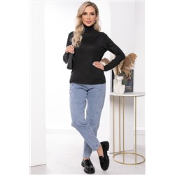 Водолазка "Зимняя история" (блэк) Б7847