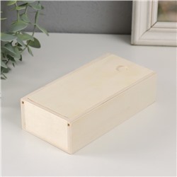 Шкатулка для росписи дерево «Пенал. Купюрница», для творчества, декора, крышка выдвижная, 15×7.5×4 см