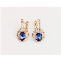 Серьги с кристаллами Swarovski