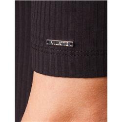 Джемпер из трикотажа в широкий рубчик